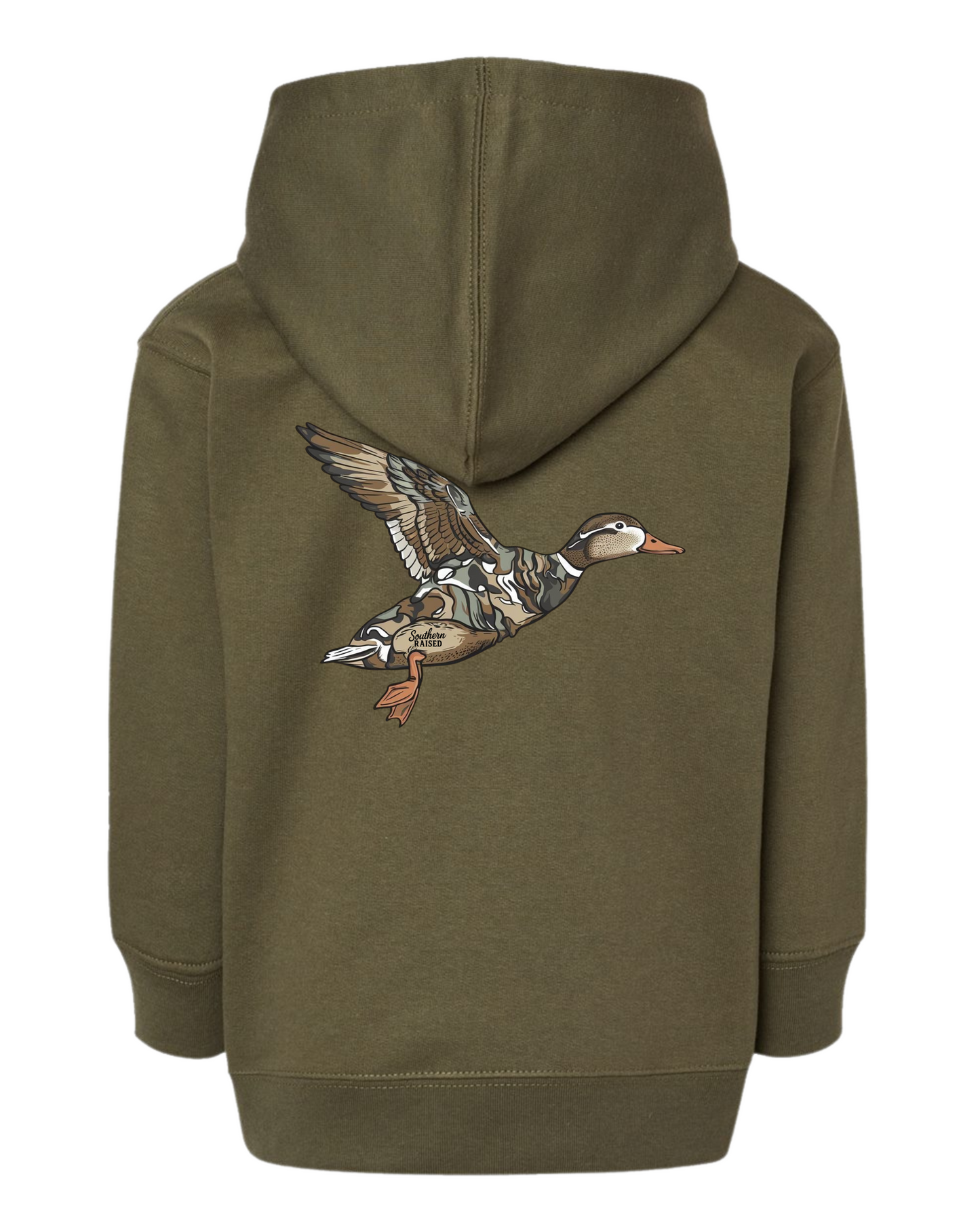 Nash Camo Duck Hoodie Military Green