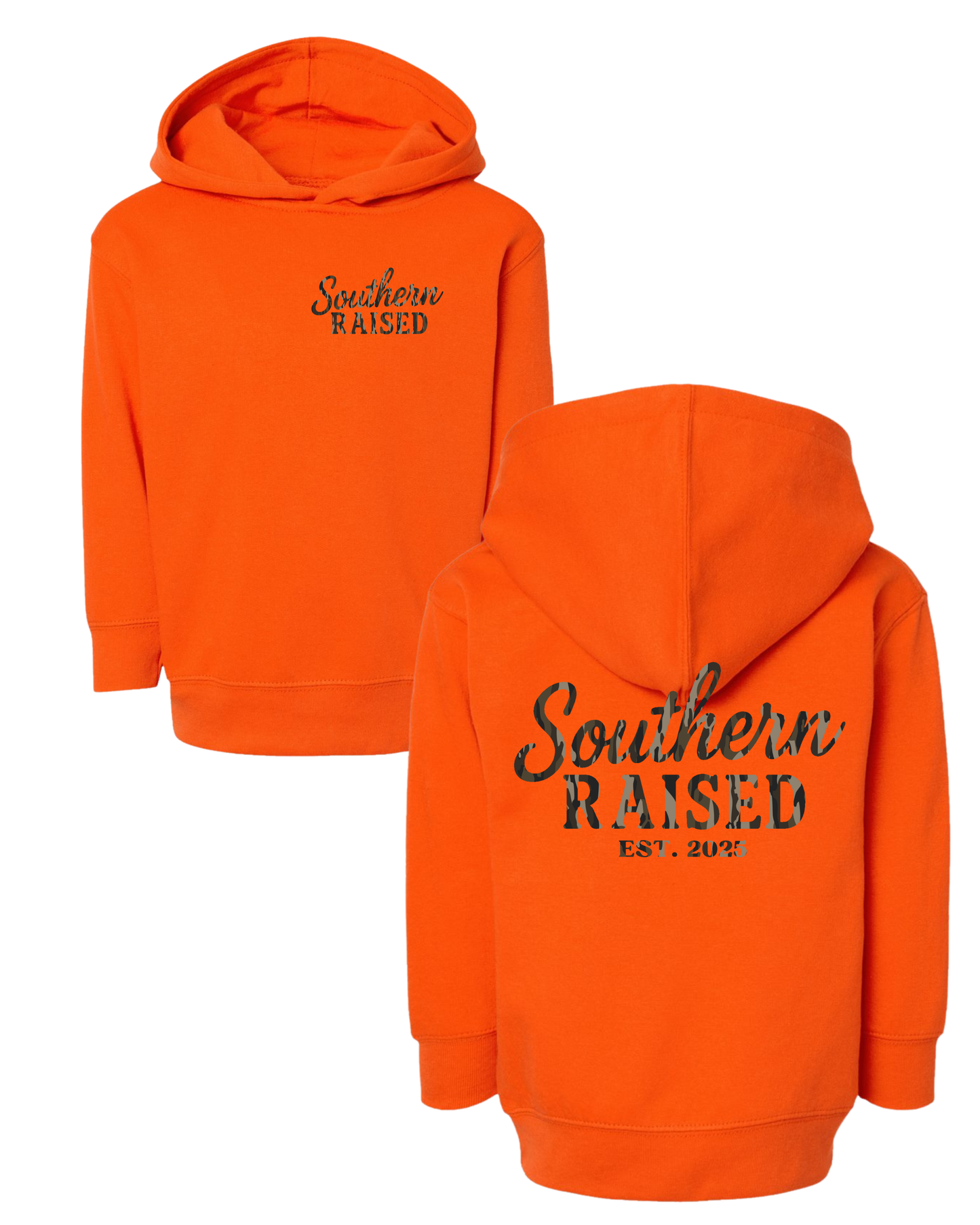 Orange Hunting Logo Hoodie