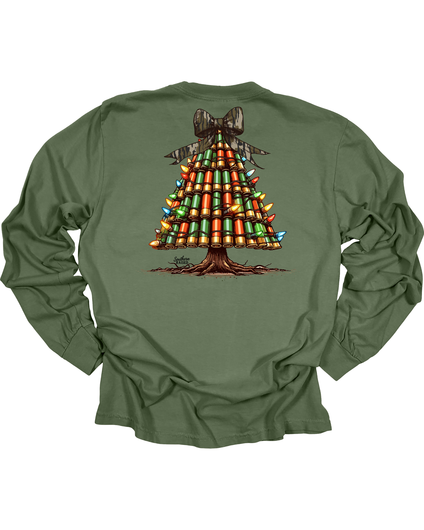 Adult Shotgun Shell Tree Long Sleeve