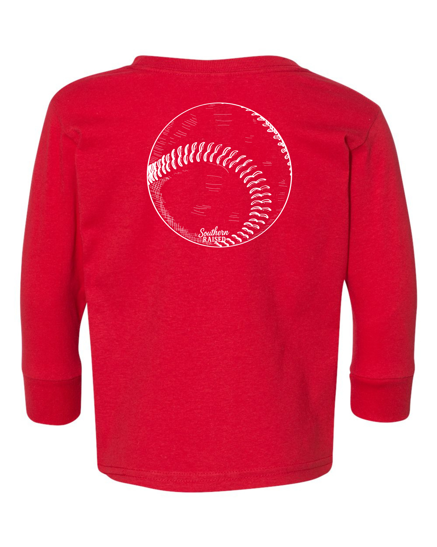 Long Sleeve Baseball Sketch Tee