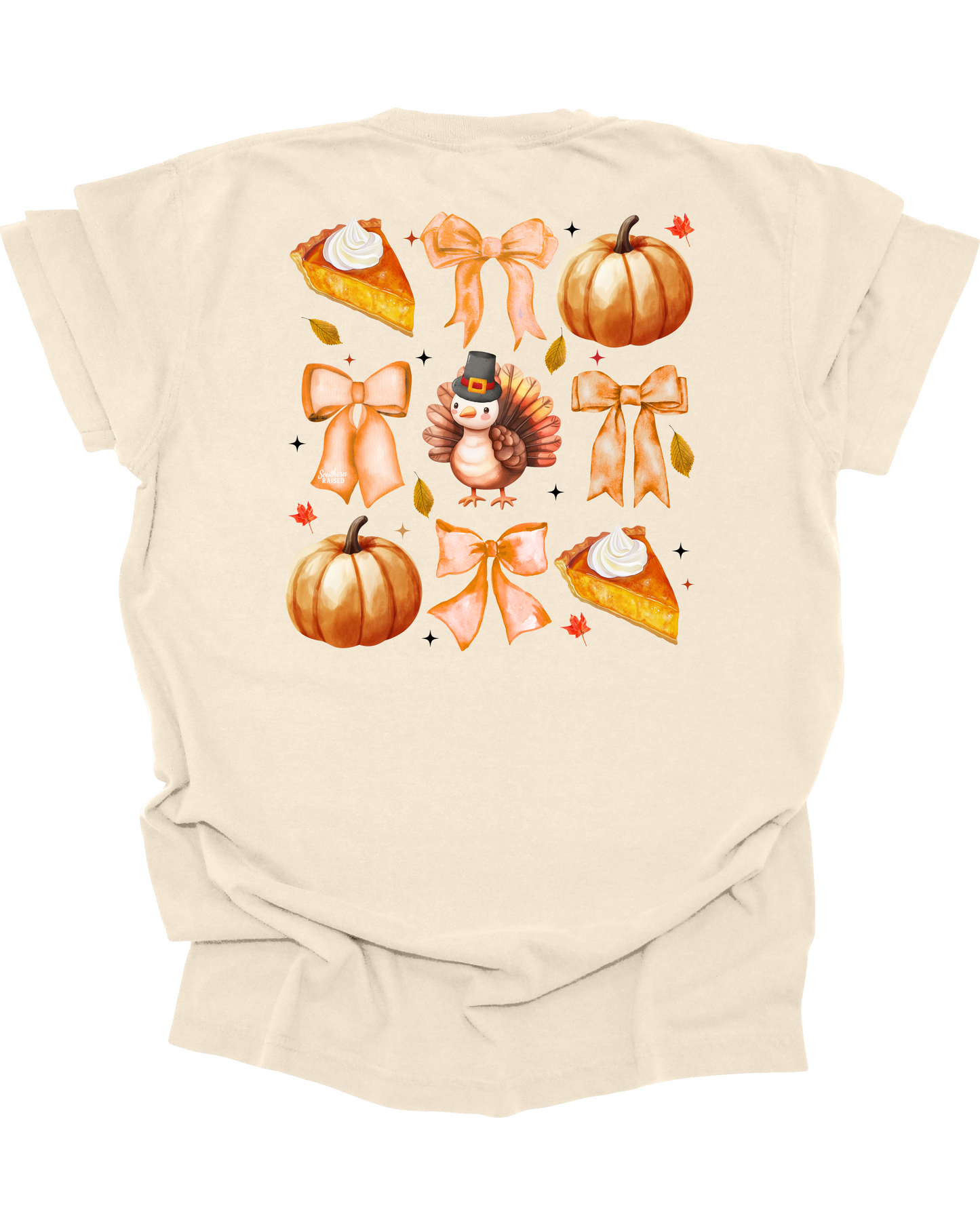 Adult Pumpkin Bow Collage