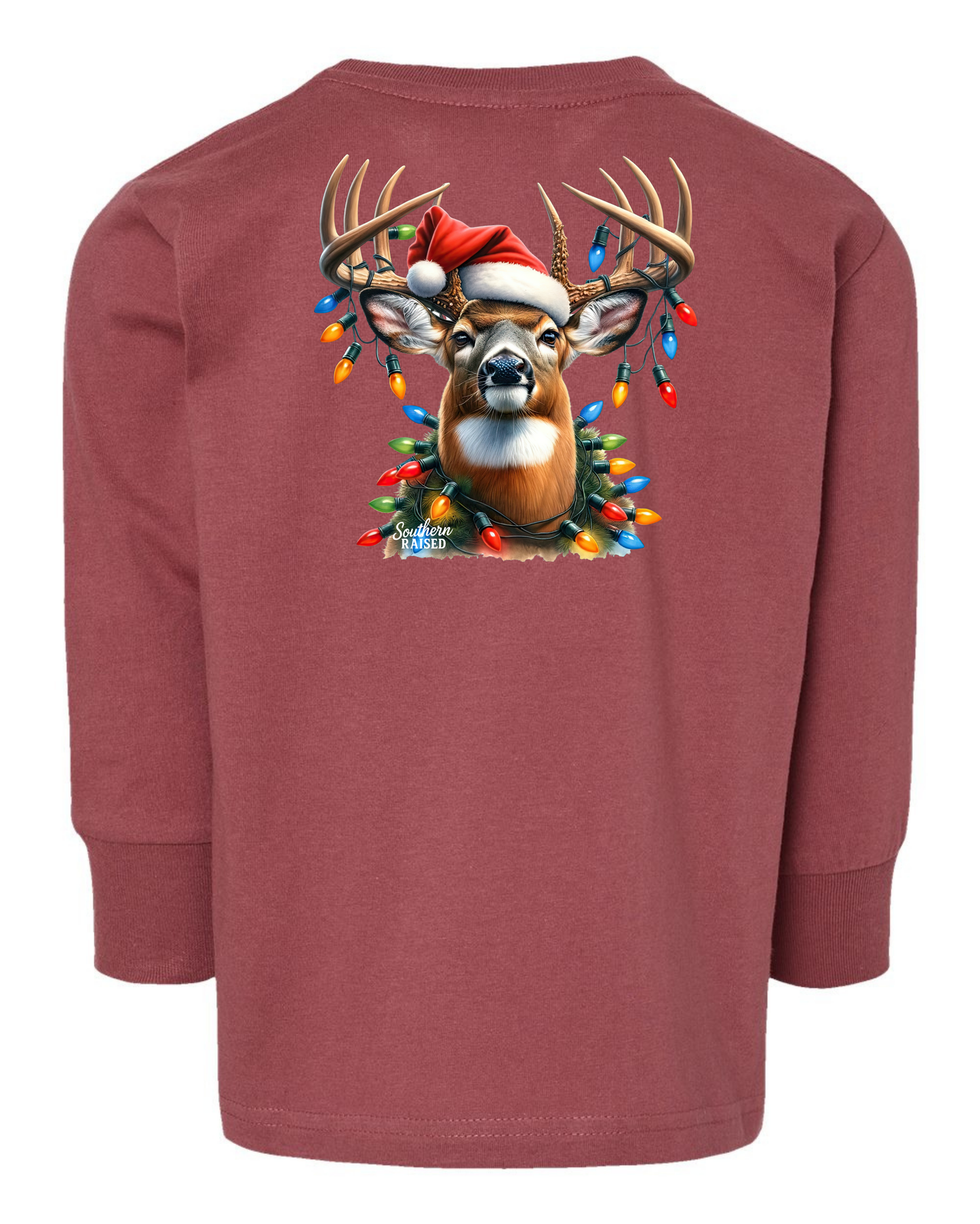 Christmas Light Buck Long Sleeve