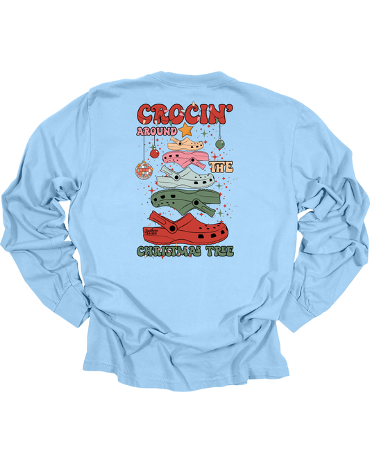 Adult Crocin’ Christmas Long Sleeve