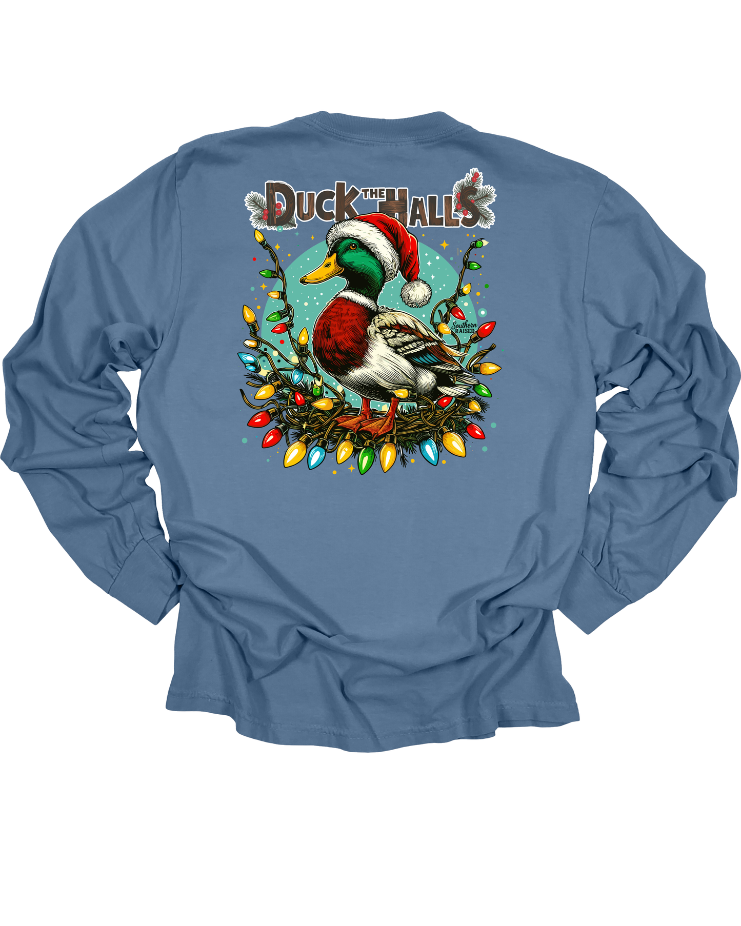 Adult Duck The Halls Long Sleeve