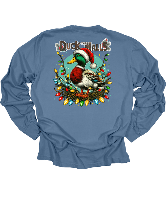 Adult Duck The Halls Long Sleeve