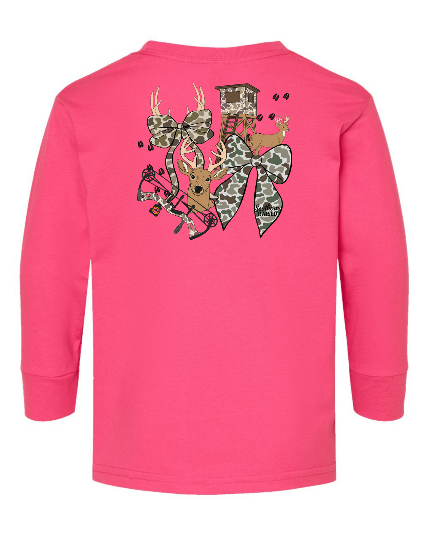 Girly Bow Hunt Long Sleeve