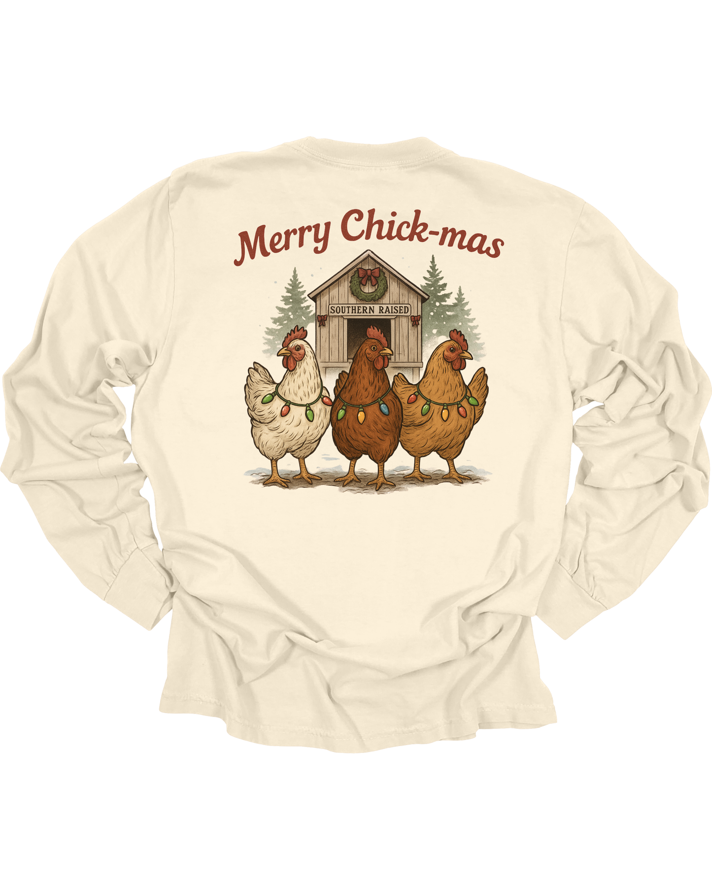 Adult Chick-Mas Long Sleeve