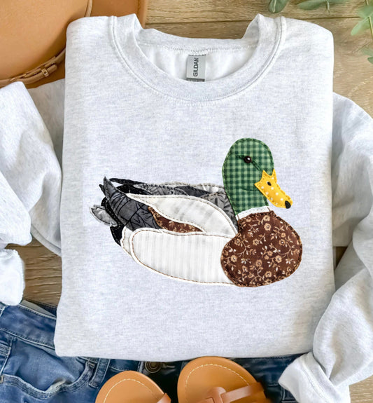 Adult Stitch Duck Crewneck