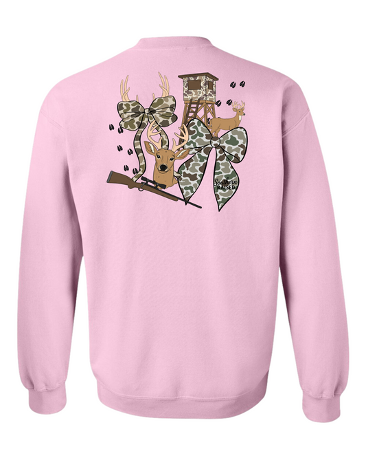 Adult Girly Hunt Crewneck