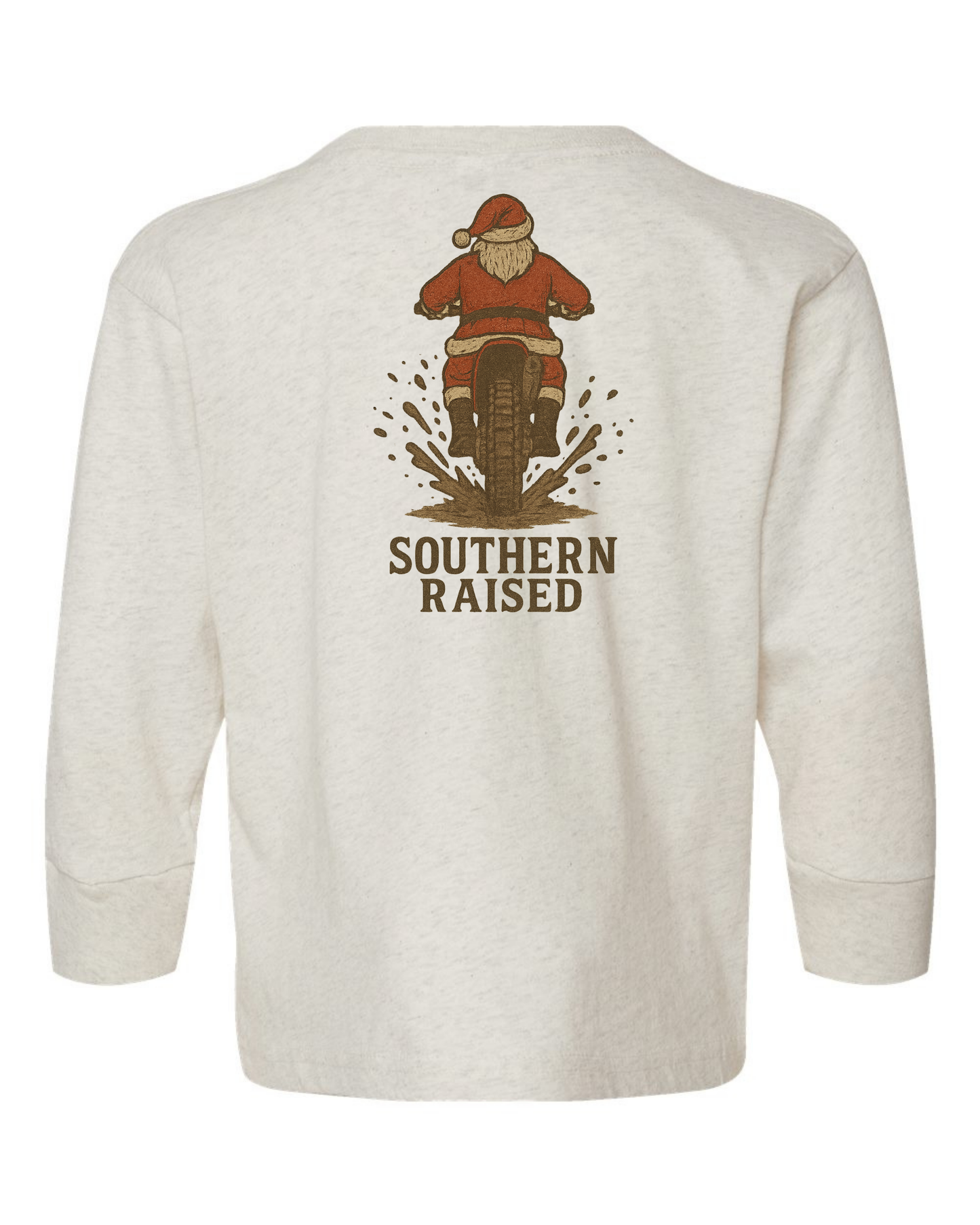 Dirt Bike Santa Long Sleeve