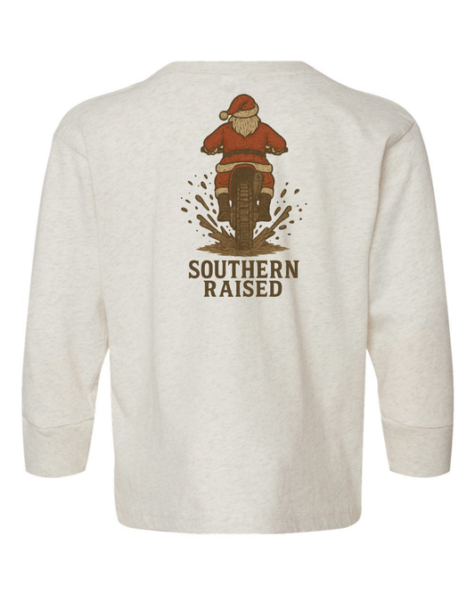 Dirt Bike Santa Long Sleeve