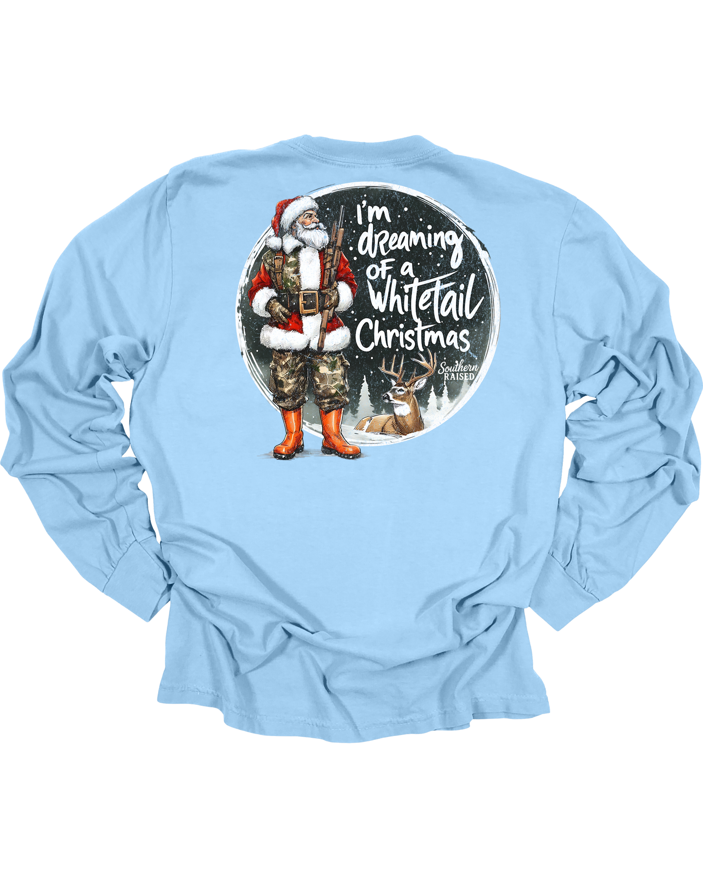 Adult Whitetail Christmas Long Sleeve
