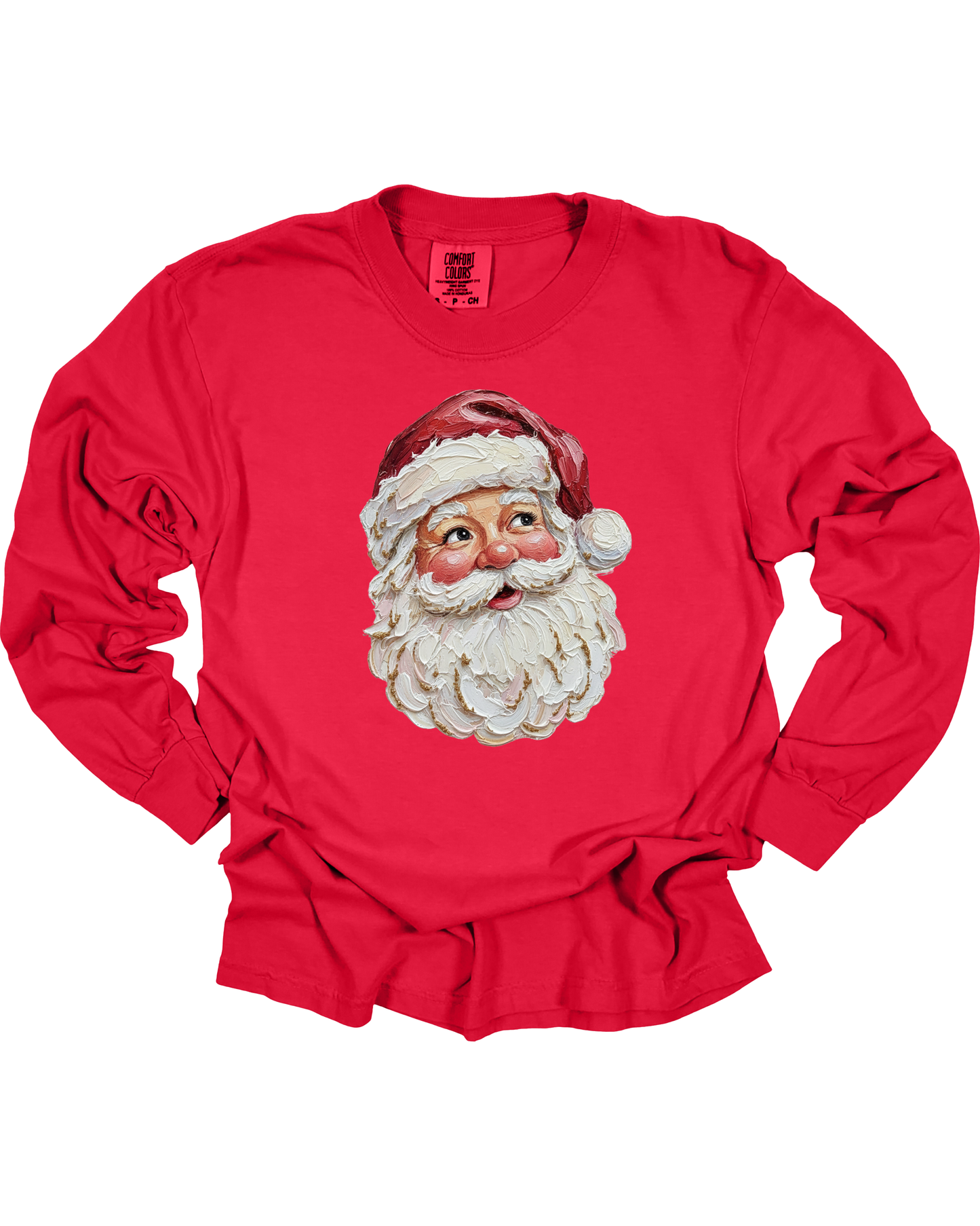 Adult Red Santa Long Sleeve