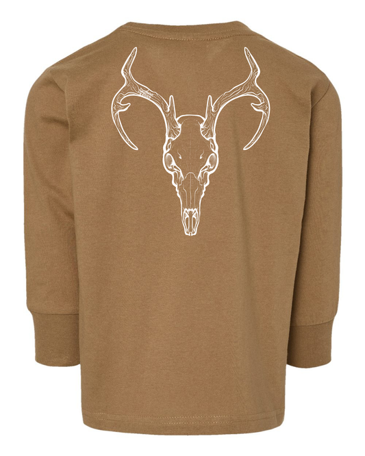 Long Sleeve Deer Mount Sketch Tee