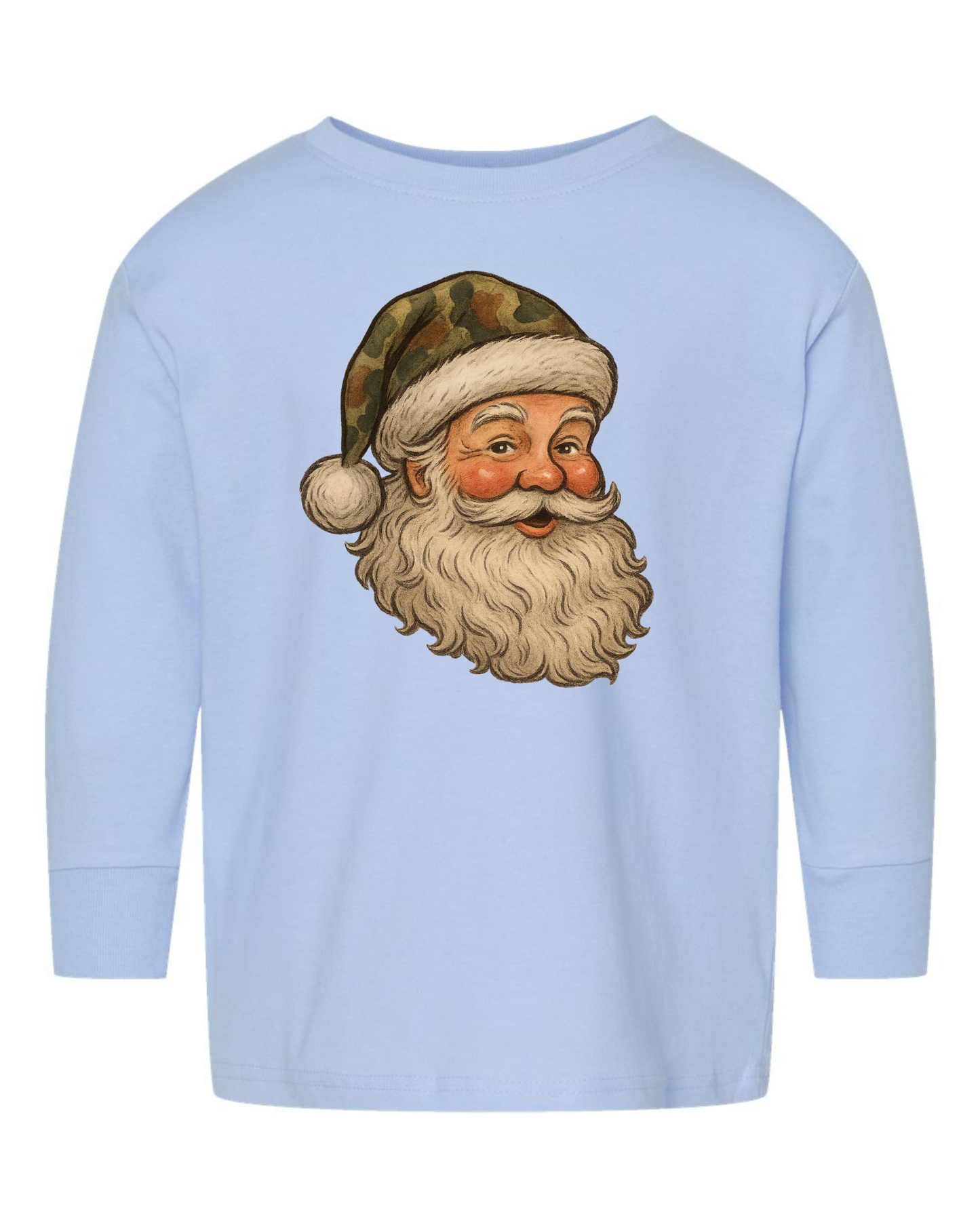 Camo Santa Long Sleeve