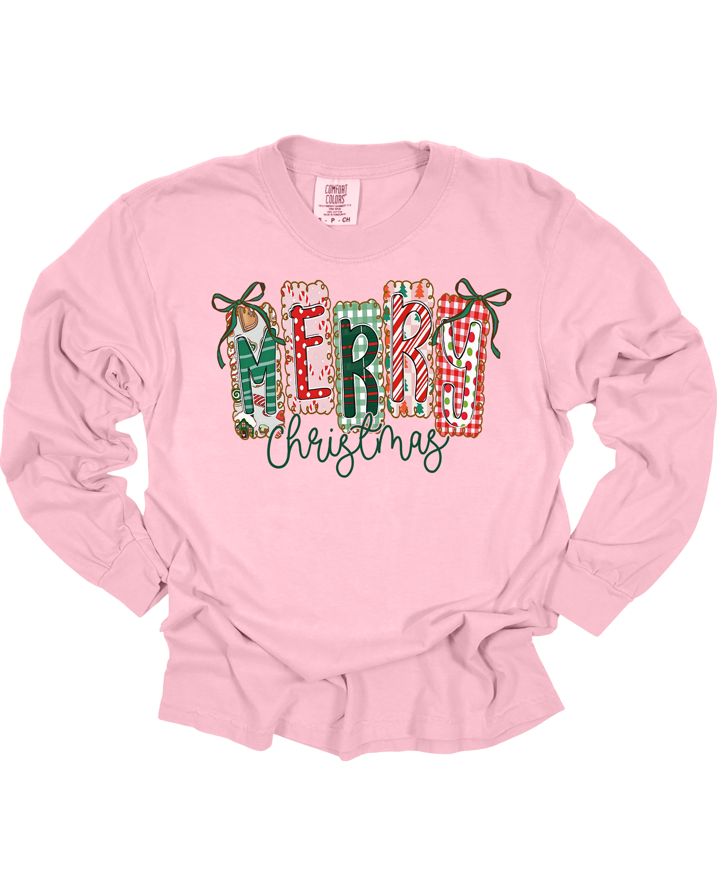 Adult Merry Christmas Long Sleeve