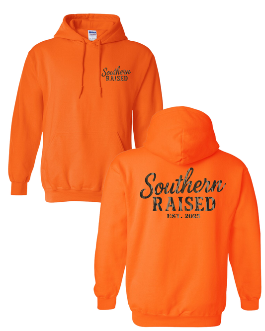 Adult Orange Hunting Logo Hoodie