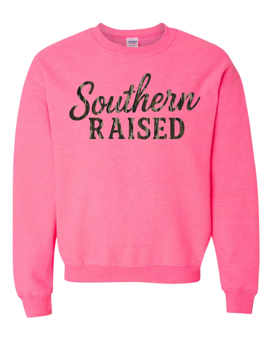 Adult Pink Hunting Logo Crewneck