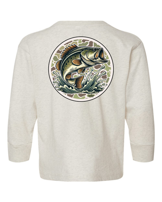 Camo Fish Circle Long Sleeve