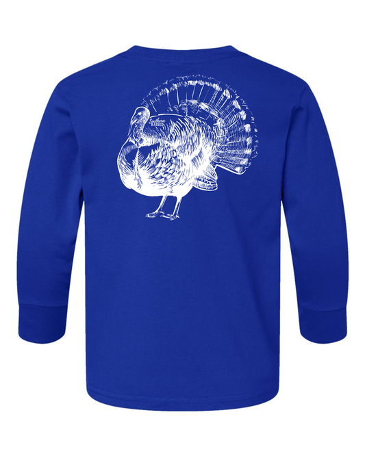 Long Sleeve Turkey Sketch Tee