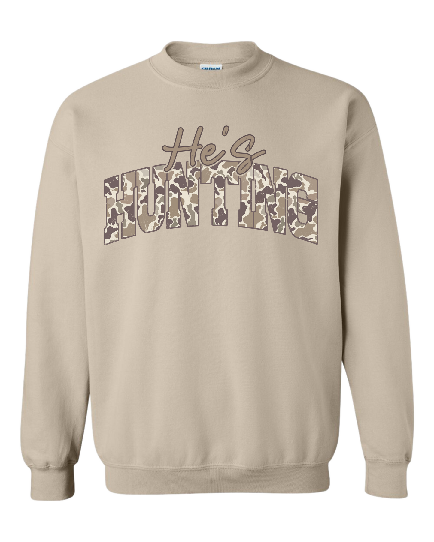 He’s Hunting Crewneck