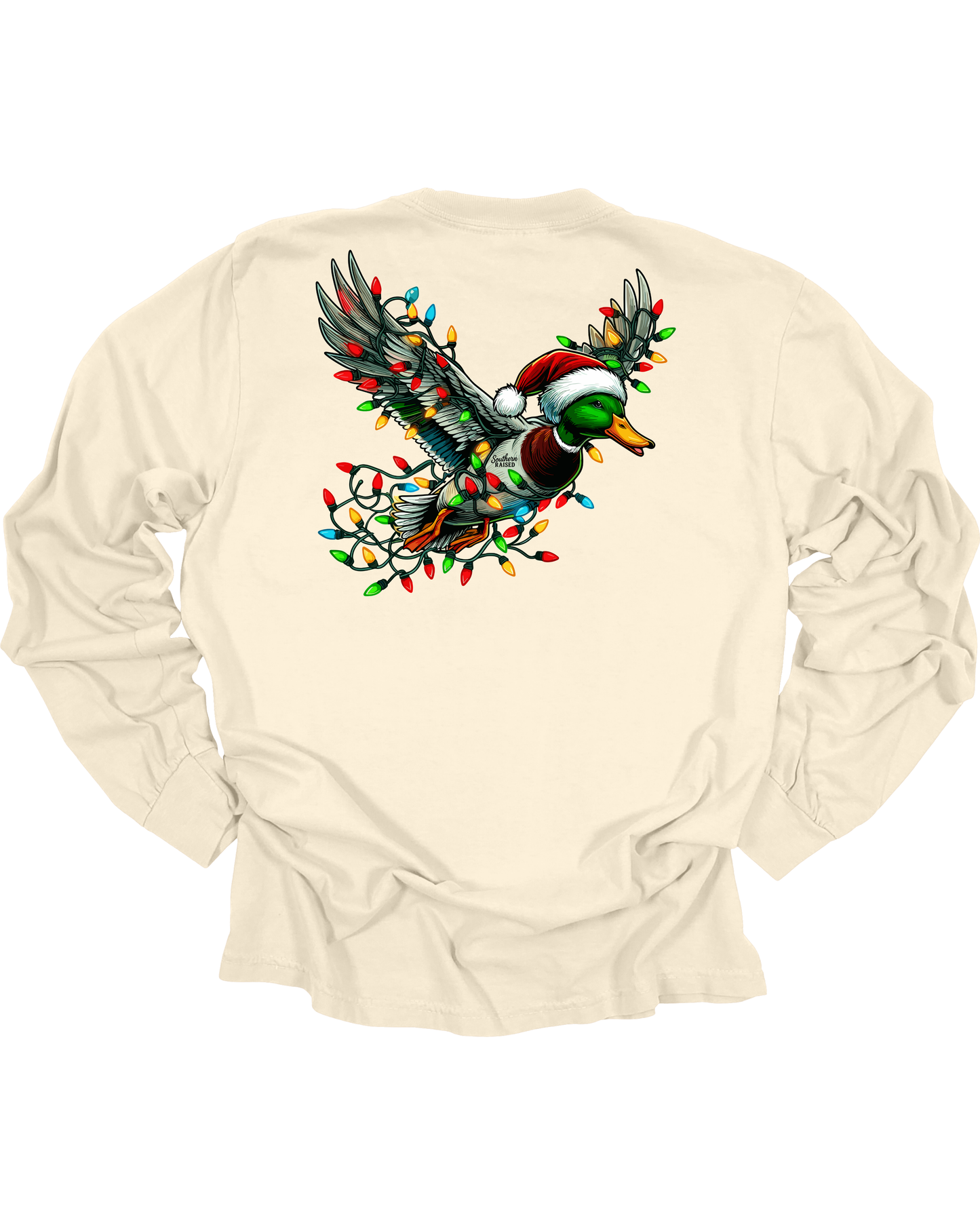 Adult Christmas Light Duck Long Sleeve
