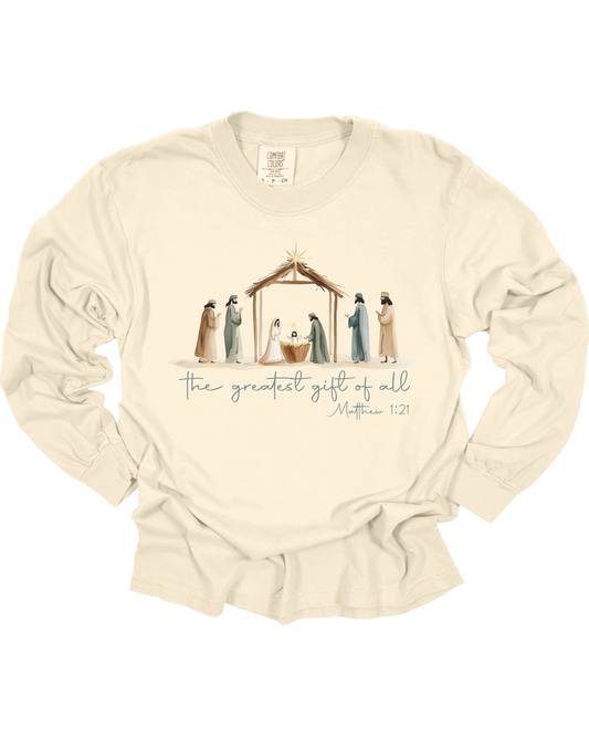 Adult Greatest Gift Long Sleeve