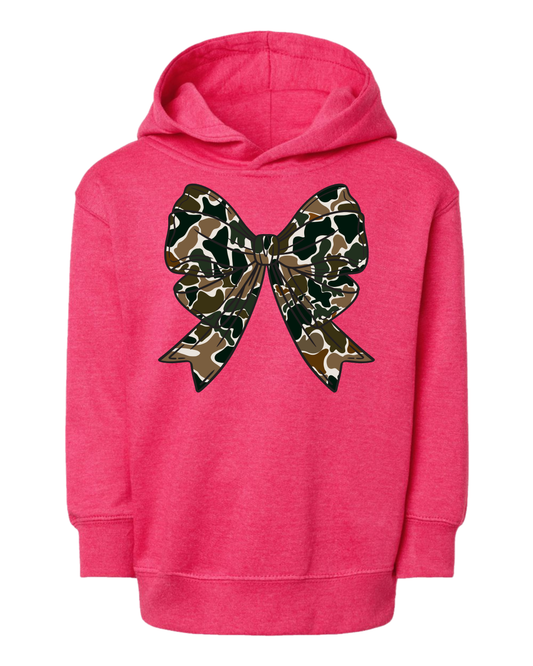 Camo Bow Hoodie