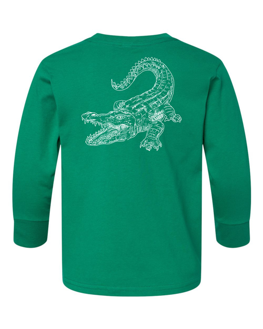 Long Sleeve Gator Sketch Tee
