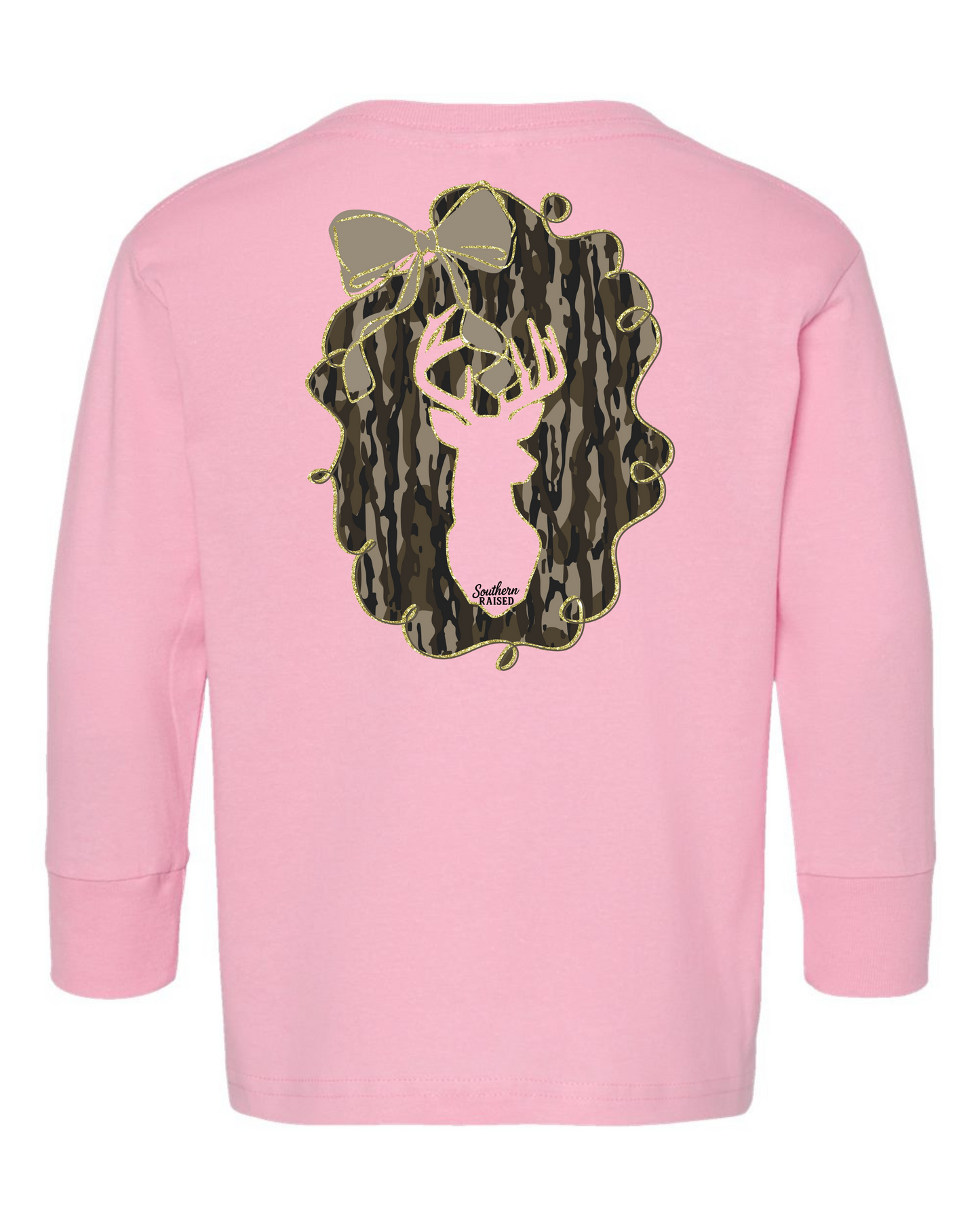 Girly Deer Silhouette Long Sleeve
