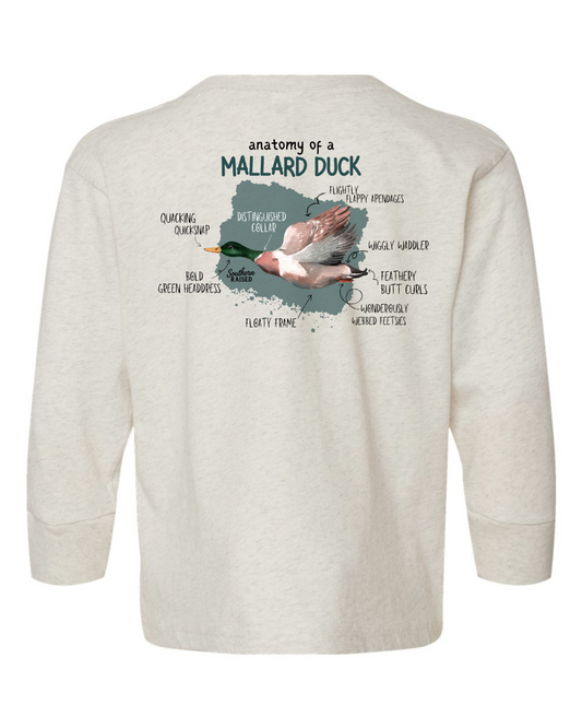 Anatomy Mallard Duck Long Sleeve