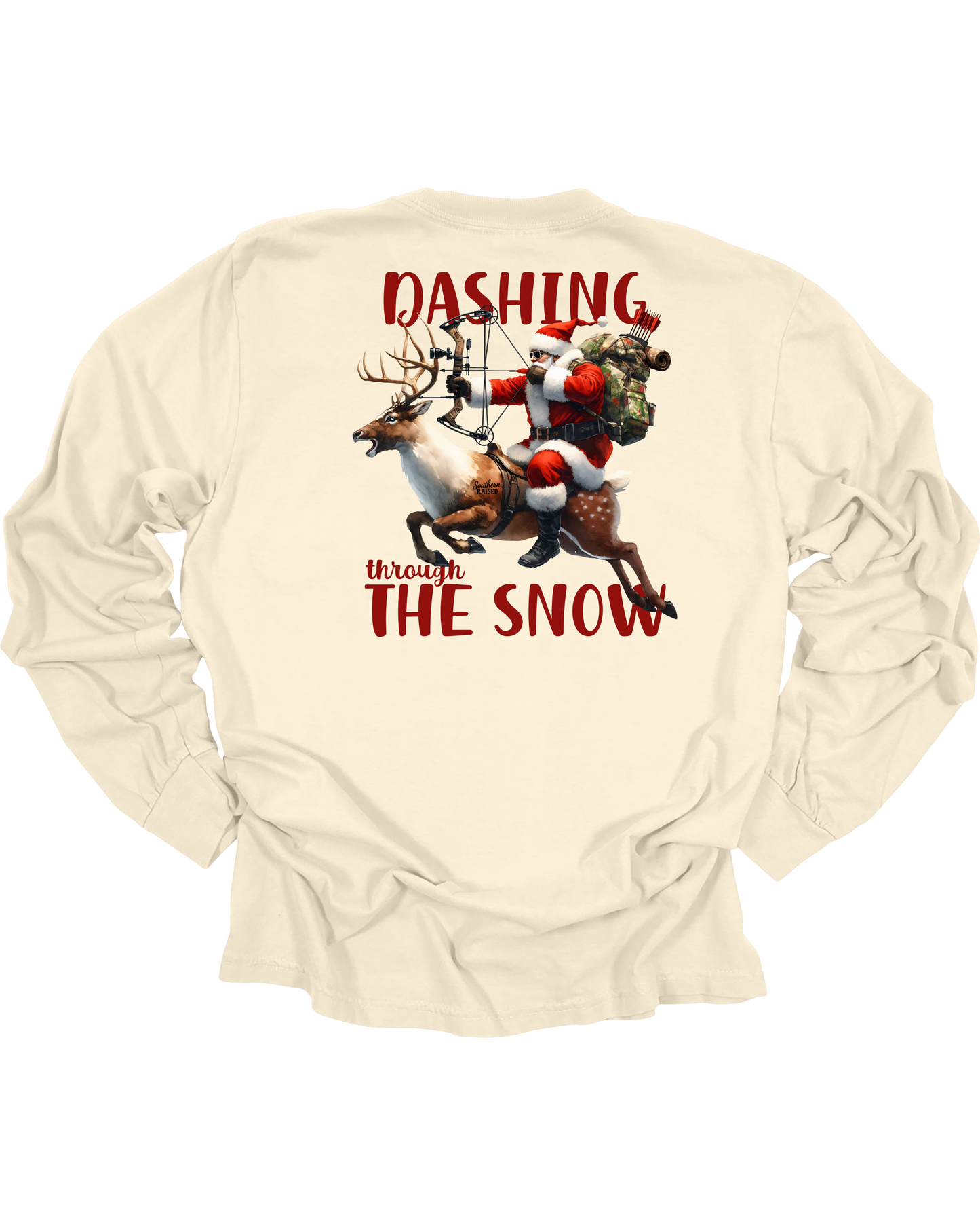 Adult Dashing Through The Snow Long Sleeve