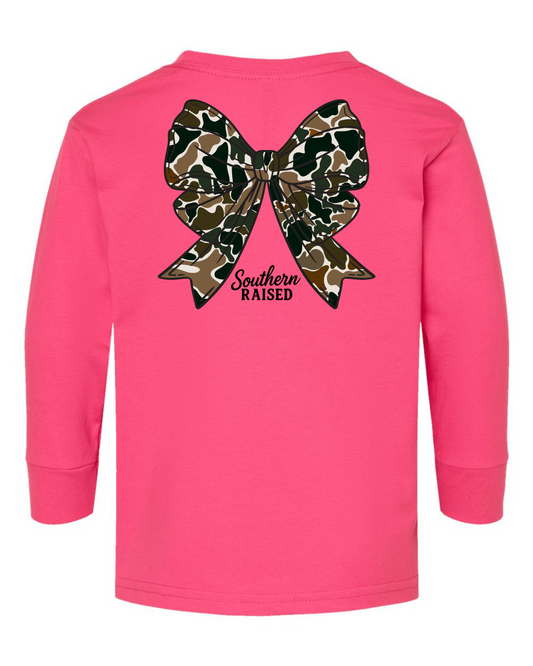 Camo Bow Long Sleeve